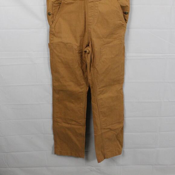 Carhartt Overalls Womens XS Brown Loose Fit Duck Canvas Bib Workwear Carpenter - Picture 4 of 12